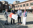 Luk Lemmens met cheque