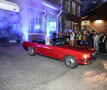 Luk Lemmens in oldtimer auto